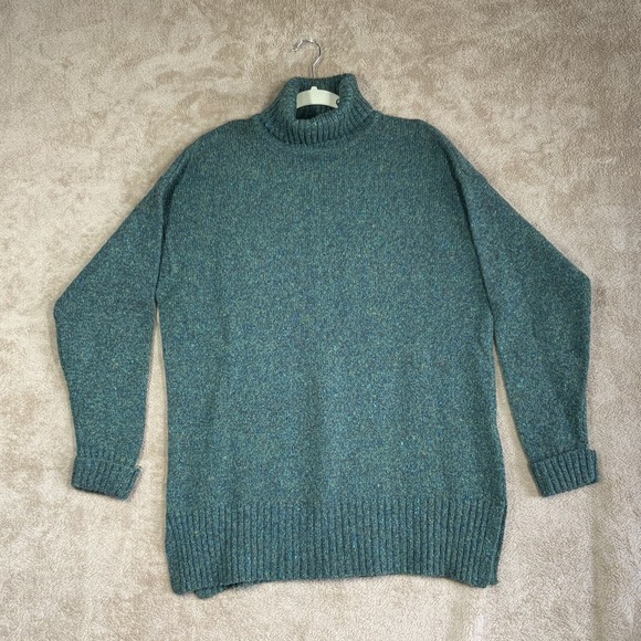 Vintage Express Tricot Sweater Turtleneck 100% Wool 90s Y2K...